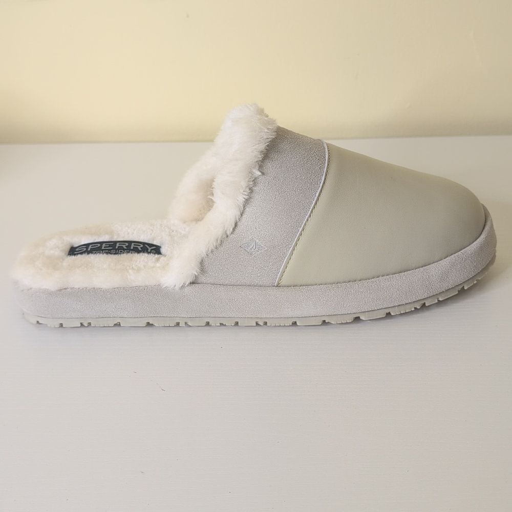 Sperry Women's 11 Cape May Mule Slipper In Ivory, NEW - Picture 8 of 11